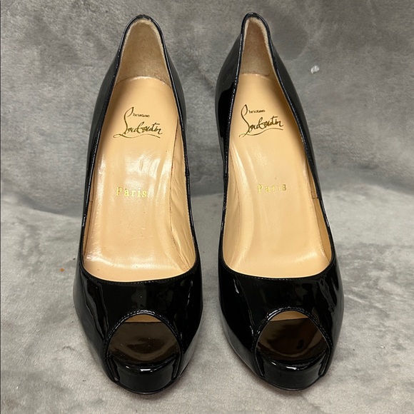 CHRISTIAN LOUBOUTIN New Very Prive Patent Leather Pumps 120 Size 36 - Picture 3 of 11